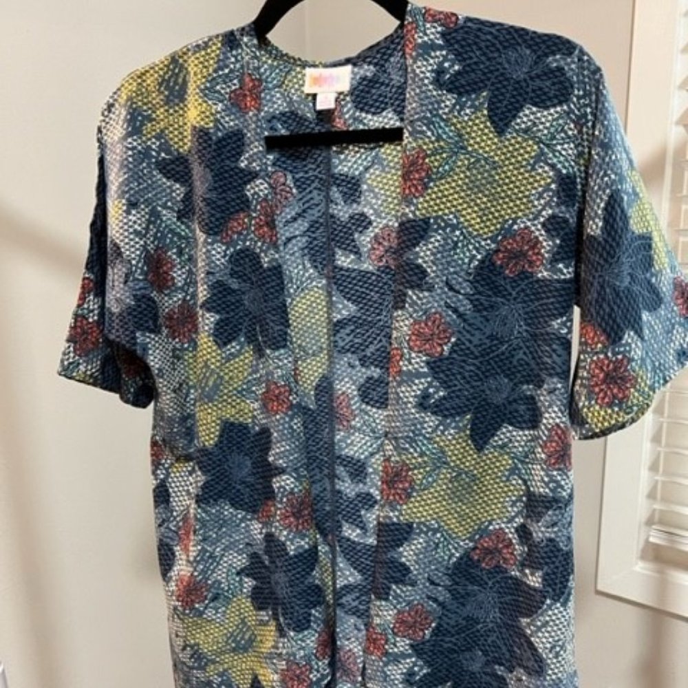 LulaRoe Girls Sheer Cardigan, never worn